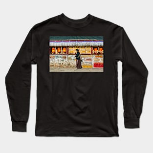 Devote. Shygatse Monastery, Tibet. Long Sleeve T-Shirt